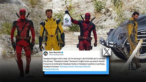 Ryan Reynolds trolls leakers with fake Deadpool 3 photos